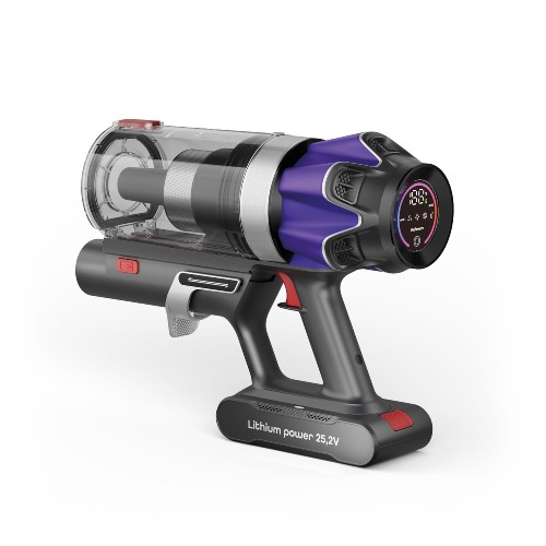 ΣΚΟΥΠΑΚΙ ΜΕ ΚΟΝΤΑΡΙ ROHNSON MAMBA PLATINUM M25 ΜΠΑΤΑΡΙΑΣ FLEX ΜΑΥΡΟ  25,2V 815W 2 ΣΕ 1 CYCLONIC